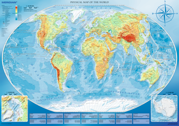 TREFL Puzzle Wielka Mapa Fizyczna Świata 4000 el.