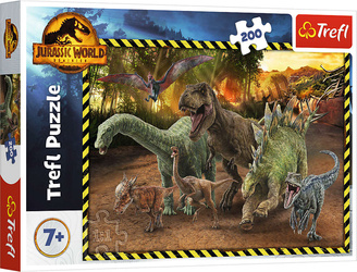 Trefl Puzzle 200el Dinozaury z Parku Jurajskiego 13287